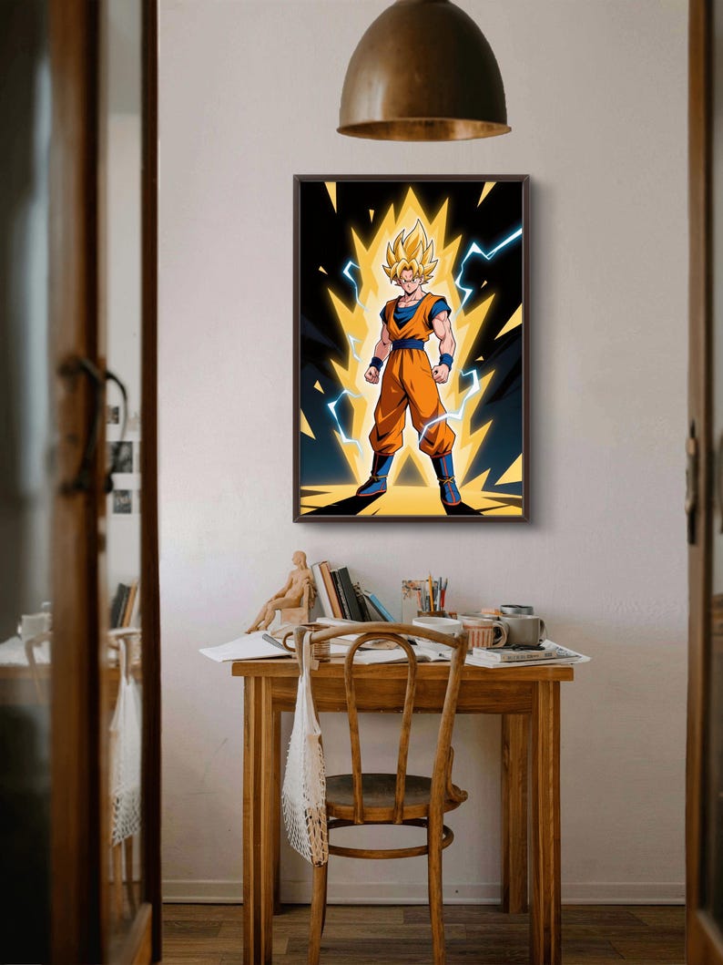 Dragon Ball Z Goku Poster | Anime Wall Art (digital Download) - Etsy