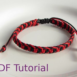 PDF Tutorial Fishbone Knot Macrame Bracelet Pattern, Instant Download ...