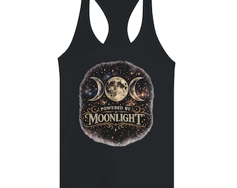 Powered By Moonlight Women's Racerback Tank Top