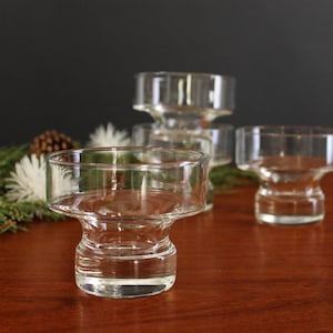 Vintage Crown Corning Omni Appetizer /Dessert Dishes Mid Century Barware Glasses set of Four Australian Crown Crystal Retro Cocktail Glass image 1