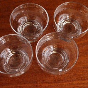 Vintage Crown Corning Omni Appetizer /Dessert Dishes Mid Century Barware Glasses set of Four Australian Crown Crystal Retro Cocktail Glass image 4