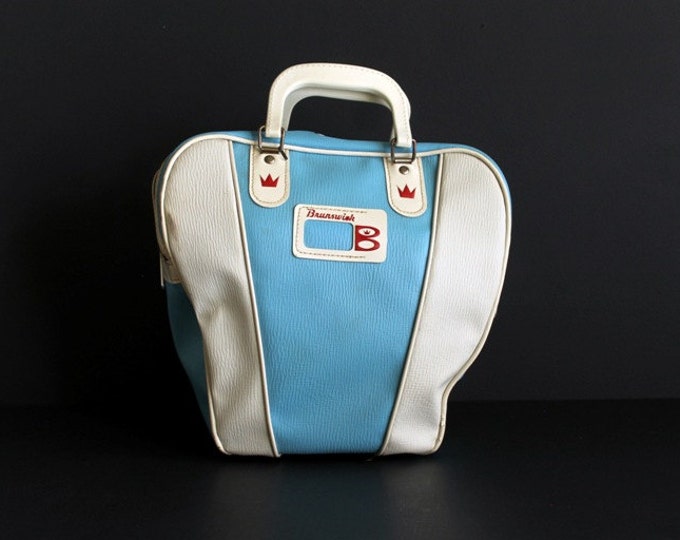 Vintage Bowling Ball Bag by Brunswick Quirky Baby Blue and Etsy