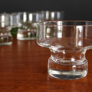 Vintage Crown Corning Omni Appetizer /Dessert Dishes Mid Century Barware Glasses set of Four Australian Crown Crystal Retro Cocktail Glass image 3