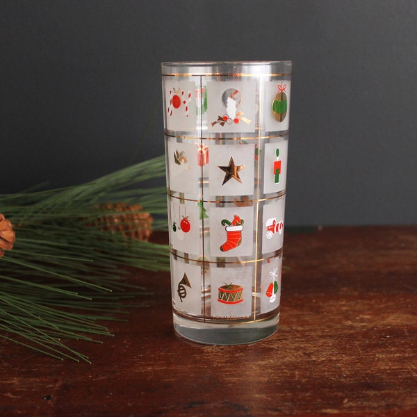 Christmas Glassware Etsy