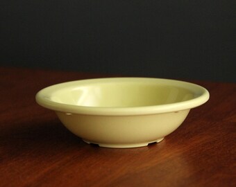 Vintage ABC Small Yellow Cafeteria Bowl