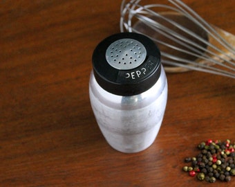 Vintage Aluminum Pepper Shaker by Kromex