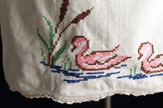 Vintage Childs Art Apron Cotton Flour Sack with C… - image 8