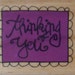 Thinking of You Best Wishes Rubber Stamps Lot 2 USED Studio G Wood Mounted Scrapbooking, Paper Crafting, Arts crafts Stamping Supplies
