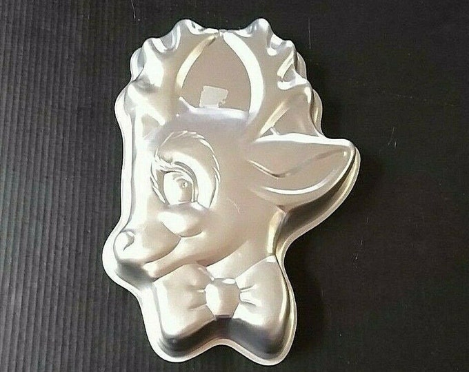 Wilton Cake Pan Rudy Reindeer Rudolph Cake Pan Deer Cake Etsy