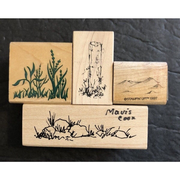 Rubber Stamp Tree Etsy