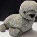 Fiesta Plush Seal Stuffed Animal 1991 Vintage 13" Grey Gray #7420G unisex Children Kids Youth Collector Toy 1991
