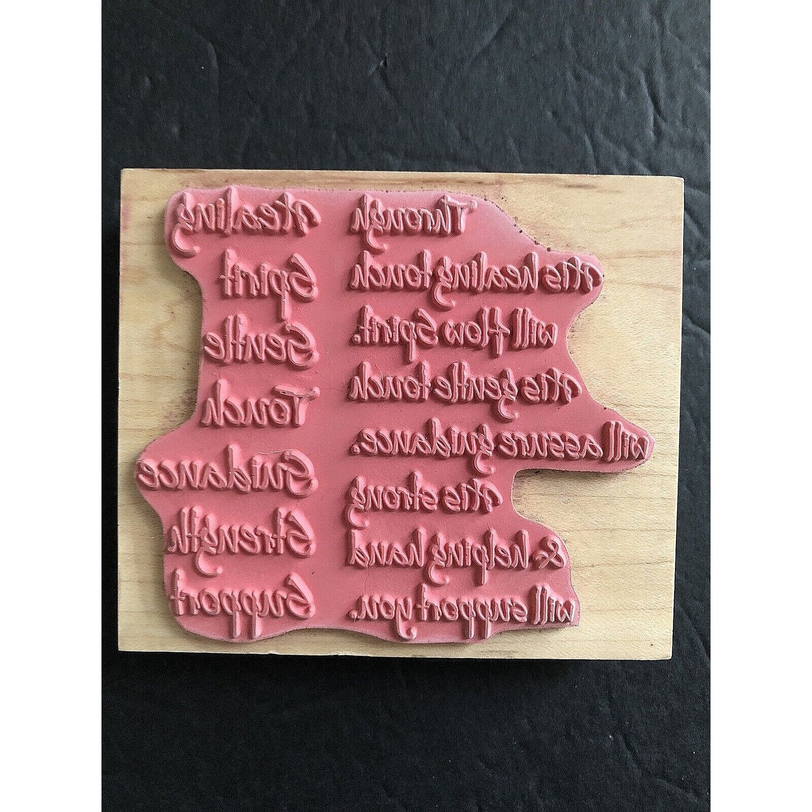 River City Rubber Works Religious Stamp Sympathy Faith Etsy