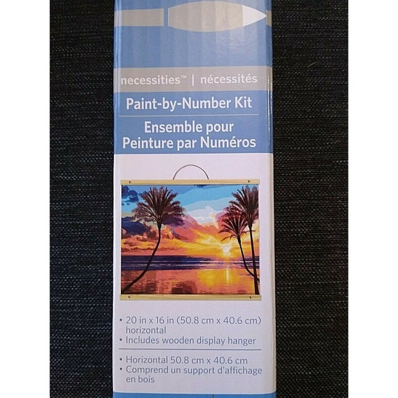 Artist's Loft Paint by Numbers Kit 20x16 Beach Sunset Etsy