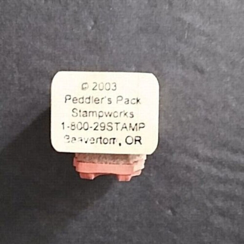 Peddler's Pack Swimsuit Rubber Stamp Swim Suit Stamp Etsy