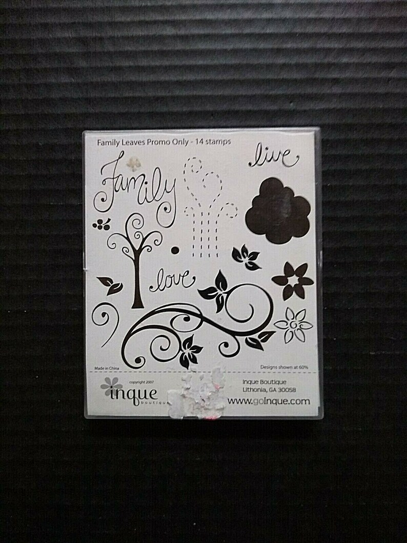 14 Piece Family Leaves Word Stamp Floral Vine Stamp Inque Boutique Cling Rubber Stamp Set Tree Stamp Flowers Nature Card Making Paper Party Supplies Stickers Labels Tags Vadel Com