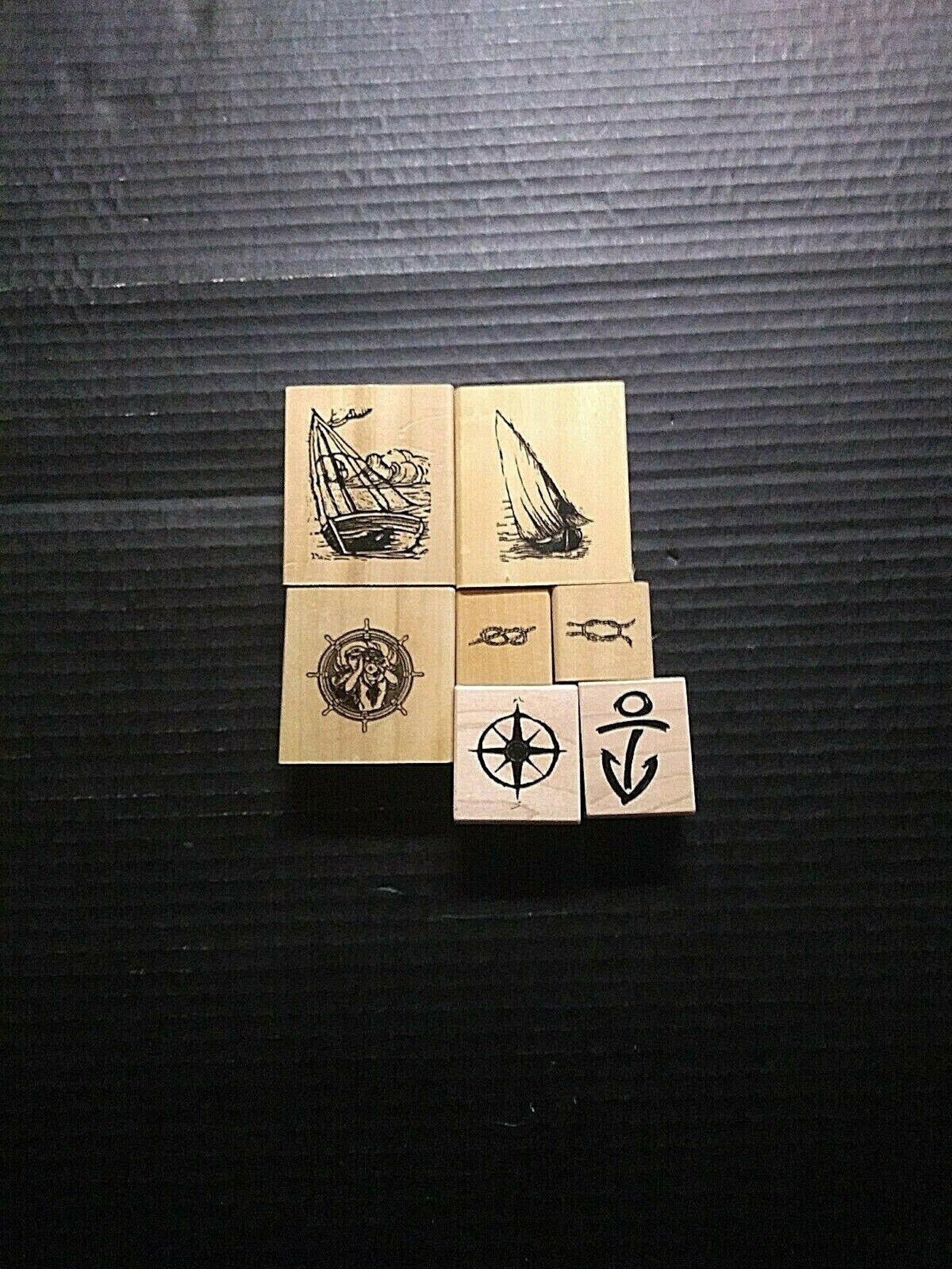 Rubber Stamps Lot Of 7 Nautical Sailboat Boating Sailing Etsy