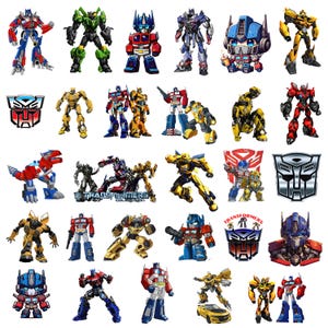 Transformers svg png Bundle, Optimus Prime, Bumblebee, Megatron, Autobots, Decepticons, Logo Mask Face Designs for Cricut Sublimation