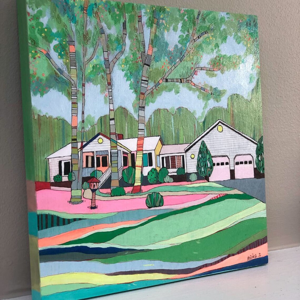 Custom House Painting Etsy
