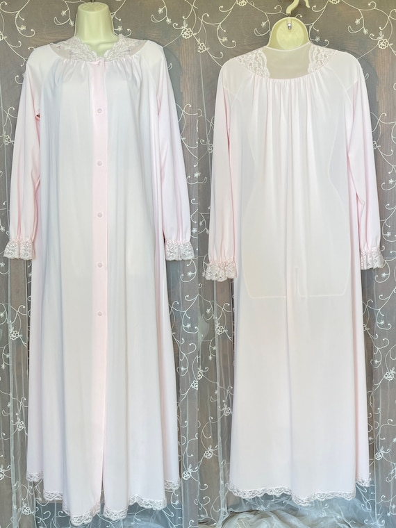 Vintage Light Pink Robe ~Shadowline ~ Sz Petite ~… - image 1