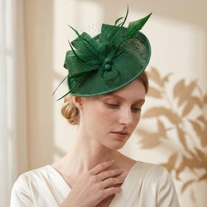 Emerald Green Church Hat - Etsy