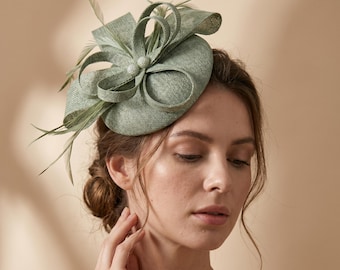 Fascinator Hat for Women, Kentucky Derby Hat, Tea Party Hat, Wedding Guest Hat, Church Hat, Royal Ascot Headpiece