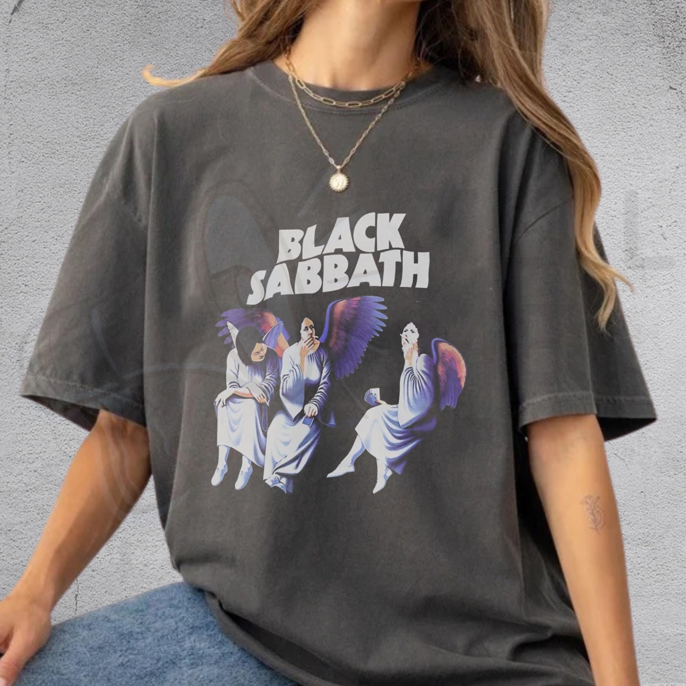 Black Sabbath Heaven and Hell Tshirt - Etsy