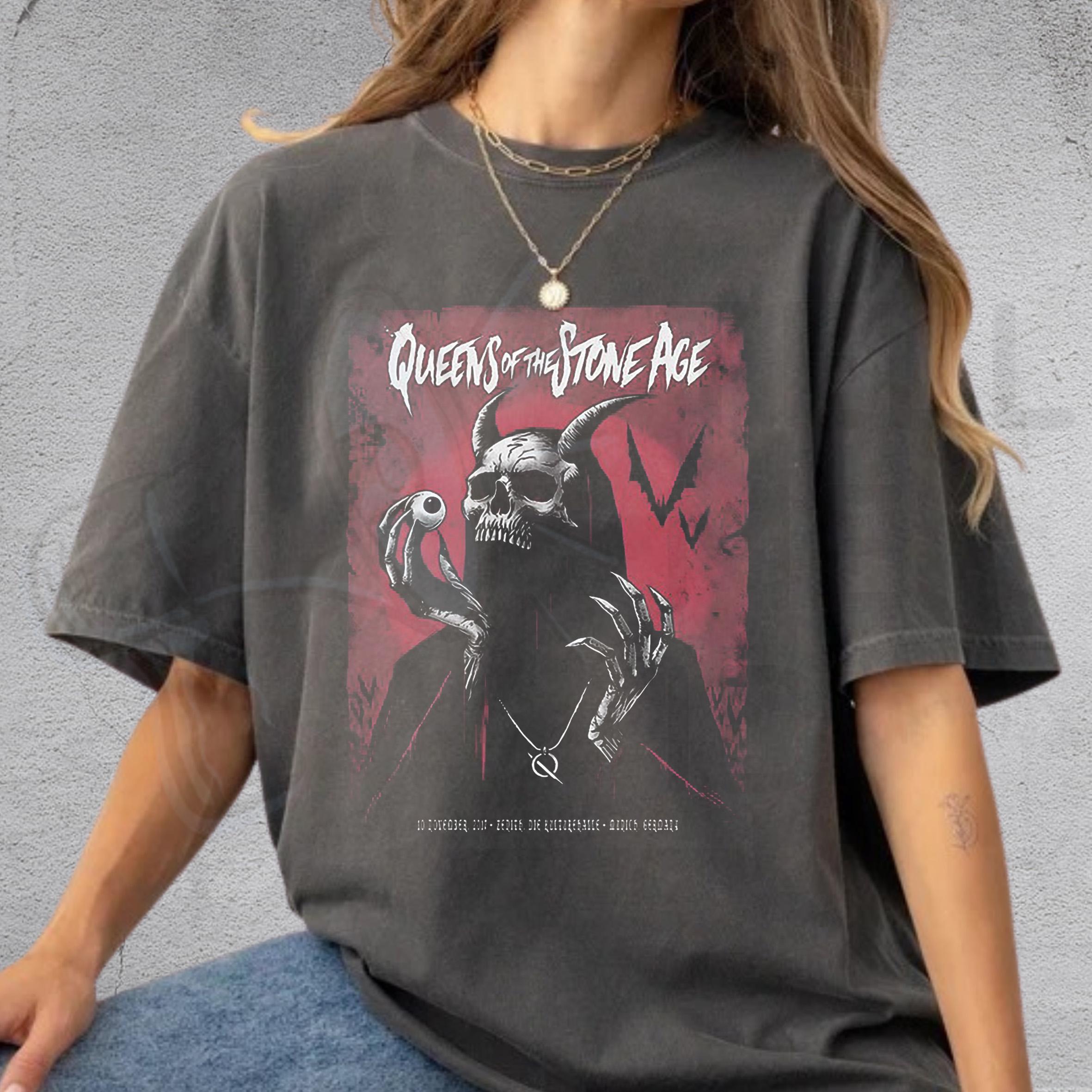 Queens of the stone age t shirt - Etsy 日本