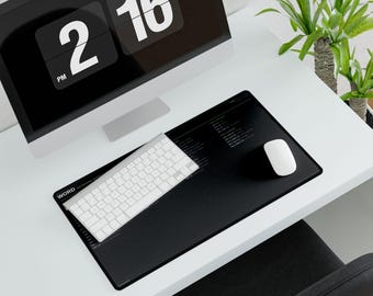 Document Editing Keyboard Shortcuts Desk Mat | Large Cheat Sheet Mouse Pad (24x14)