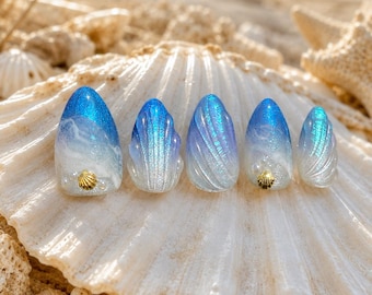 Beach Press on Nails