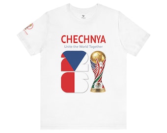 Tschetschenien 2026, WM 2026 T-Shirt | 2022 Fußball Fußball Grafik-Shirt