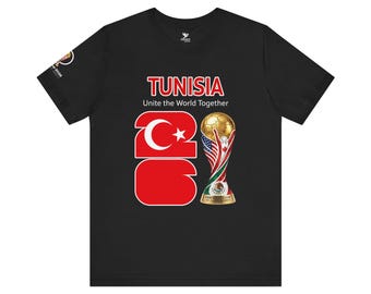 Tunesien 2026, WM Pokal Tee | Tunesien Fussball Trikot
