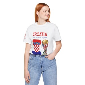 Croatia 2026, Flag Crest World Cup Shirt | Soccer Tee image 13