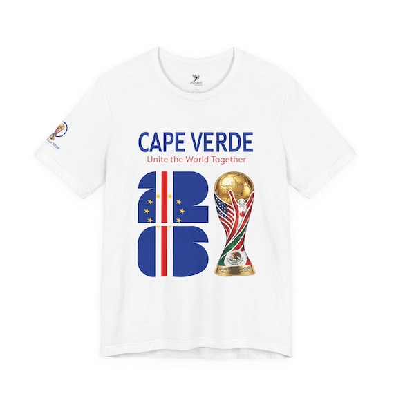 Cape Verde 2026, World Cup Trophy Tee | 2026 Football Soccer