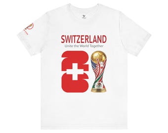 Schweiz 2026, WM Pokal T-Shirt | Schweizer Fussball Tee