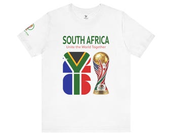 Südafrika 2026, WM Logo T-Shirt | Fußball Trophy Shirt