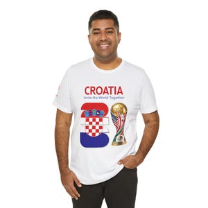 Croatia 2026, Flag Crest World Cup Shirt | Soccer Tee image 12