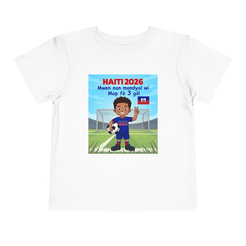 Haiti 2026 Soccer Kid Toddler Tee