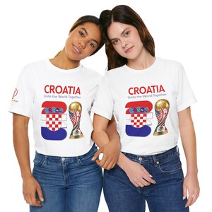 Croatia 2026, Flag Crest World Cup Shirt | Soccer Tee image 17