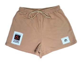 Überarbeitete Baltimore Orioles Jersey Lounge Shorts Frauen | Individuell angefertigte Upcycled Baseball Shorts (M / L)