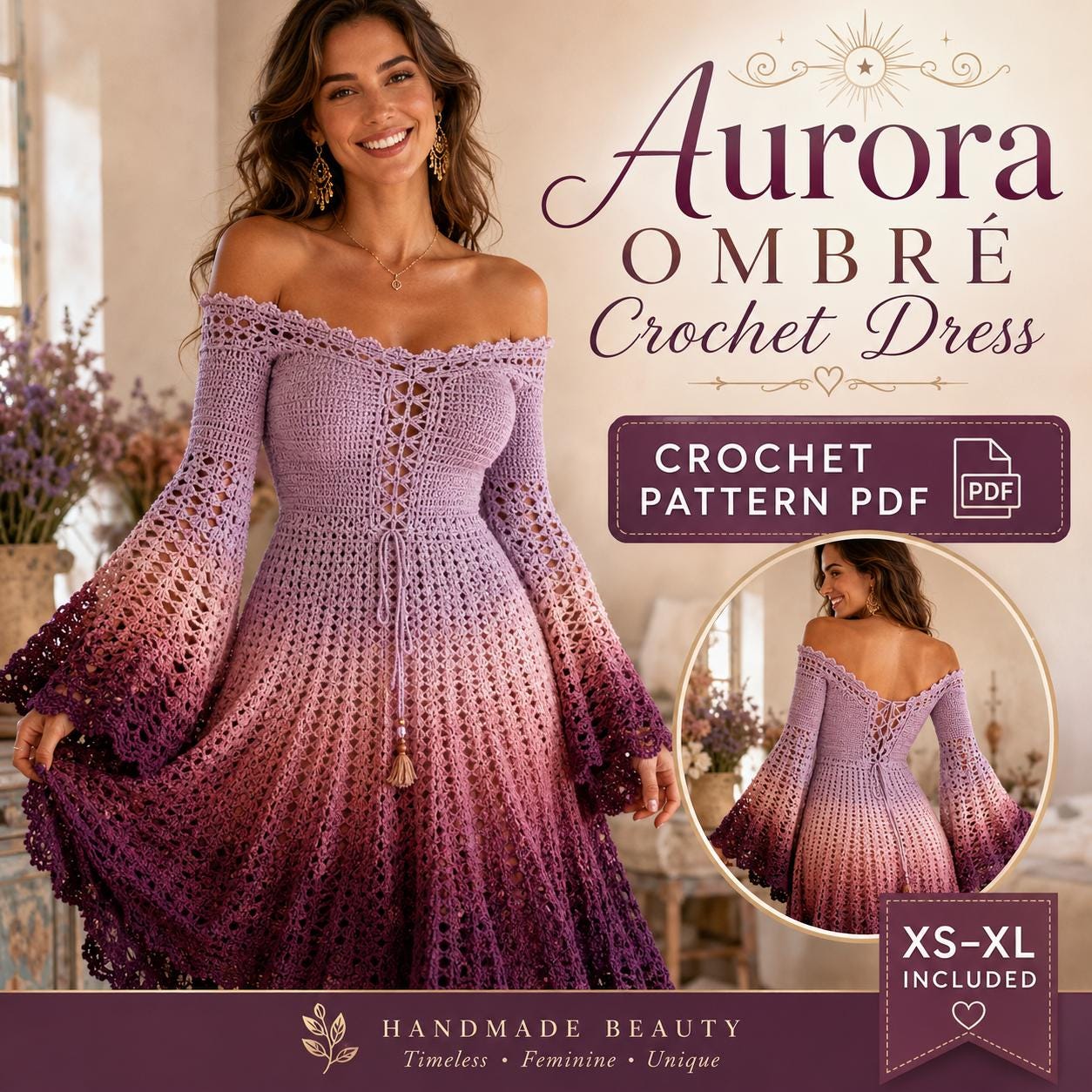 Crochet Dress Pattern Maternity