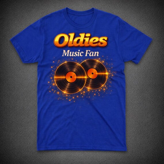 Oldies Music Fan Shirt Vintage Vinyl Record Tee Retro Music Lover Gift Graphic T-Shirt