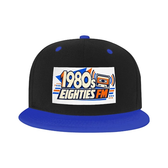 1980s Retro FM Cap, Eighties Music Hat, Vintage Radio Style Snapback Gift