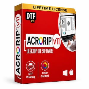 Acrorip v11.2 RIP Software for dtf DTG UV Printing | Lifetime Access - Instant Download