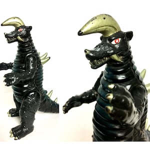 Ultraman black king, Ultra Monster Vinyl Figure used, 1983,s collection figures, Japanese vintage anime figures