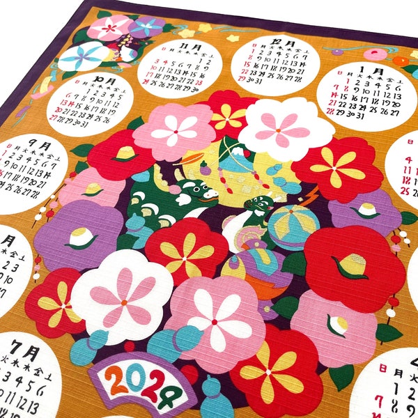 2024 Dragon Calendar Etsy