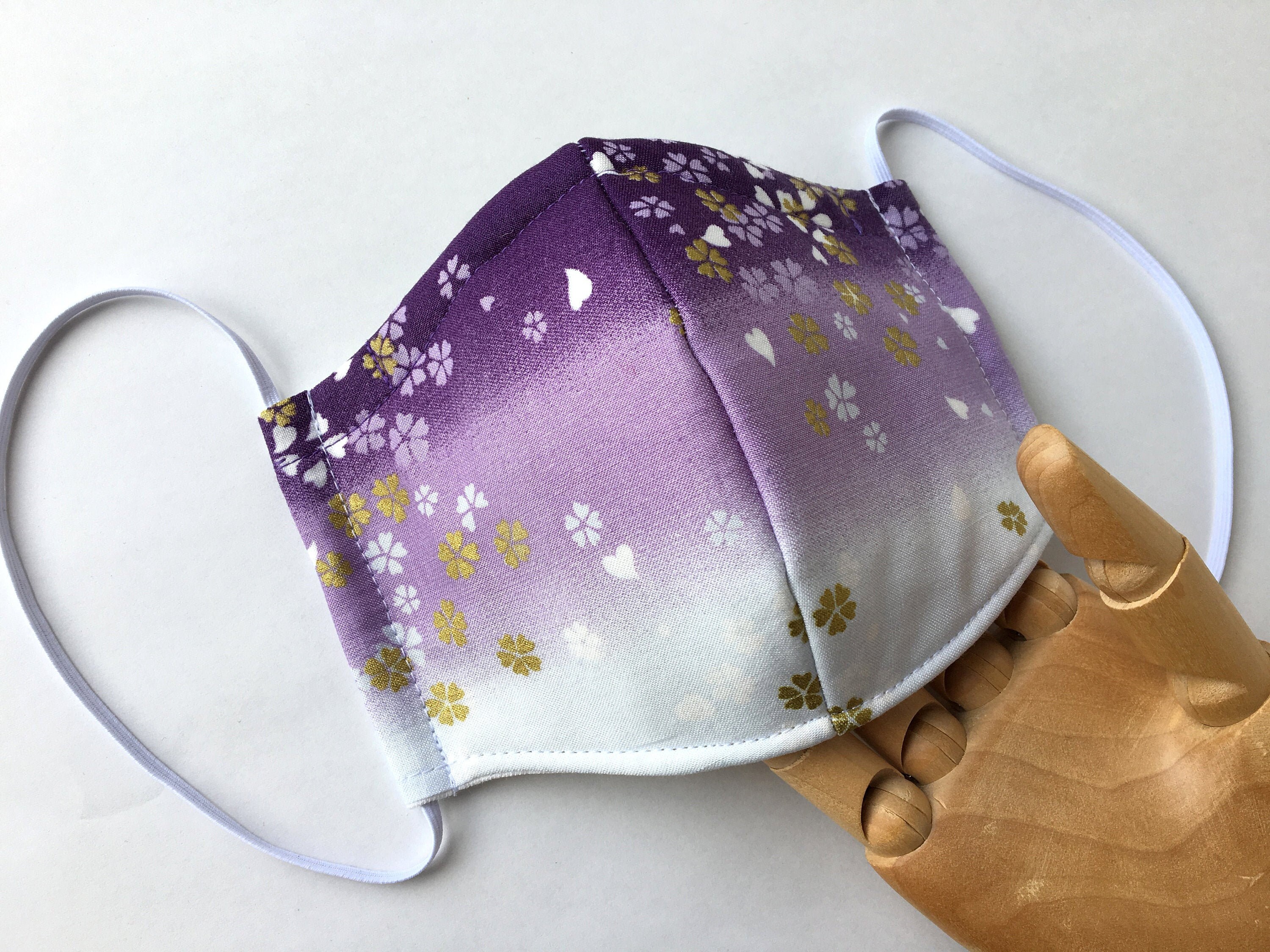 Triple layer fabric Mask metallic strip adjust in the Etsy