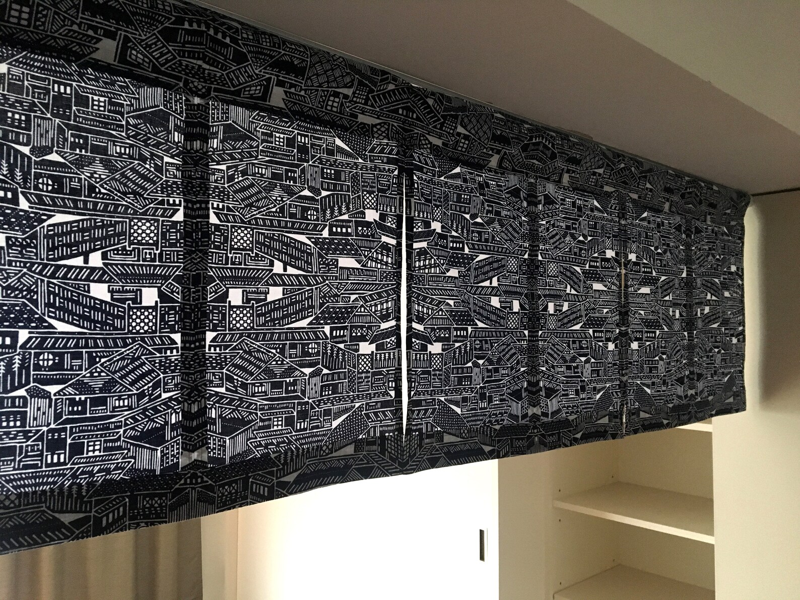 Indigo blue noren curtain wide Japanese custom size noren Etsy