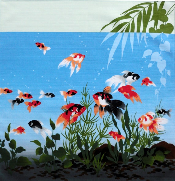 Tissu furoshiki japonais poisson d’or, kingyo furoshiki emballage coton, tissu poissons de poissons tissu d’or de courtepointe japonais kawaii, furoshiki eco sac cfce39 Tissu furoshiki japonais poisson d’or, kingyo furoshiki emballage coton, tissu poissons de poissons tissu d’or de courtepointe japonais kawaii, furoshiki eco sac cfce39