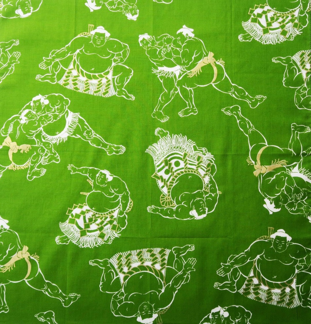 Japanese Sumo Wrapping Cloth Fabric, Sumo Wrestler Japanese Hankerchief ...