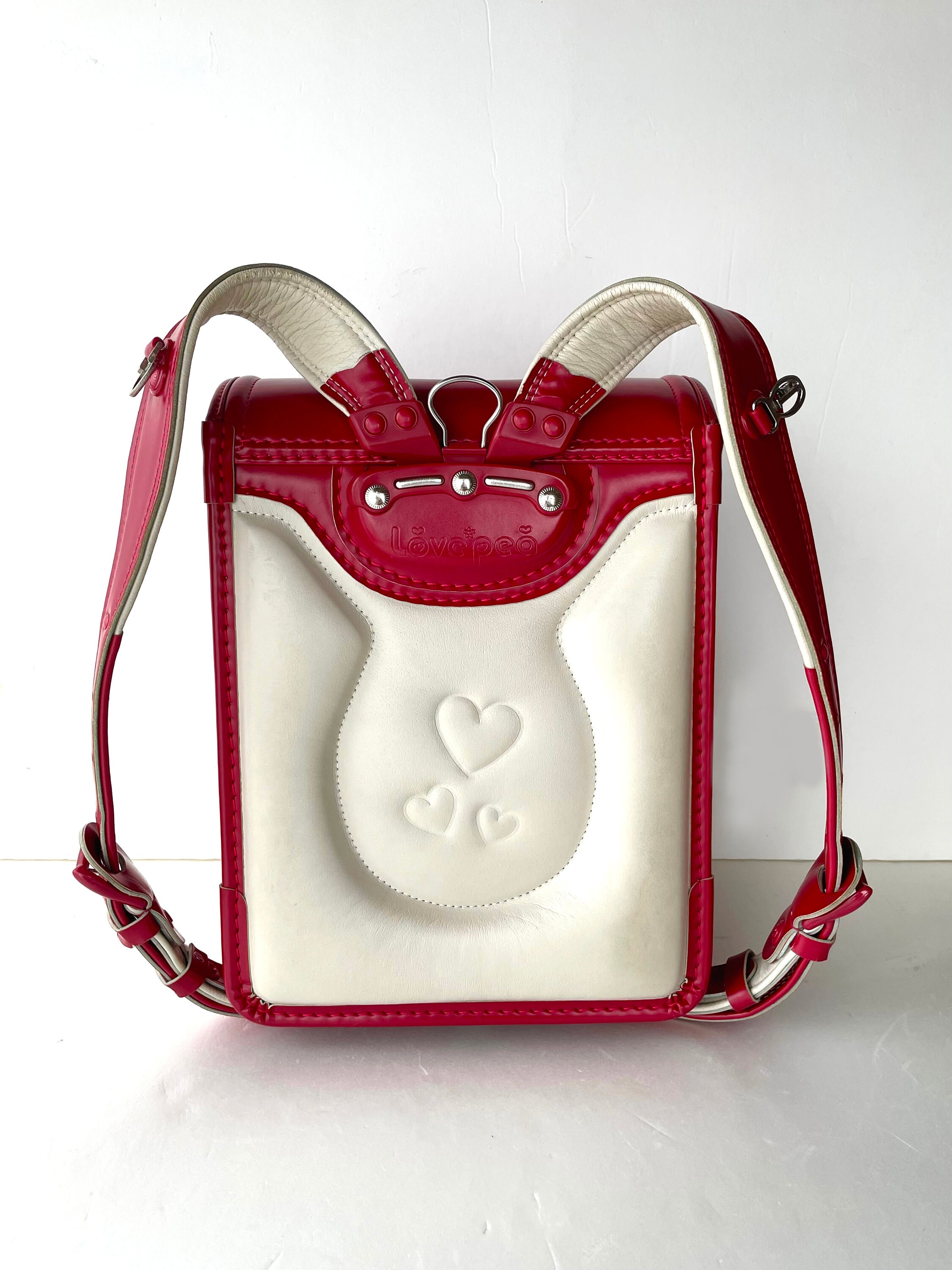 Japanese Vintage School Bag Randoseru Pink Backpack, Lightweight ...